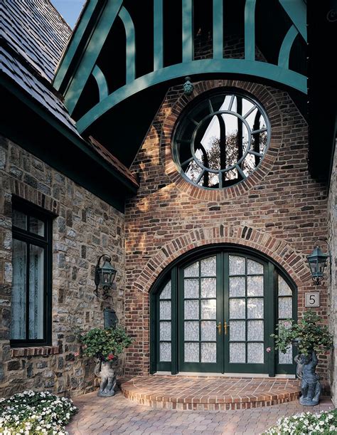 Marvin Evergreen Arch Top French Door Garage Door Styles Arched