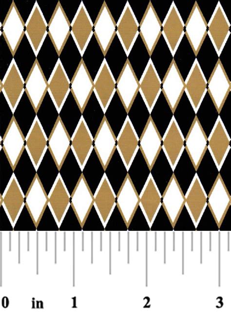 Diamond Pattern Fabric Black And Bronze Diamond Print Fabric