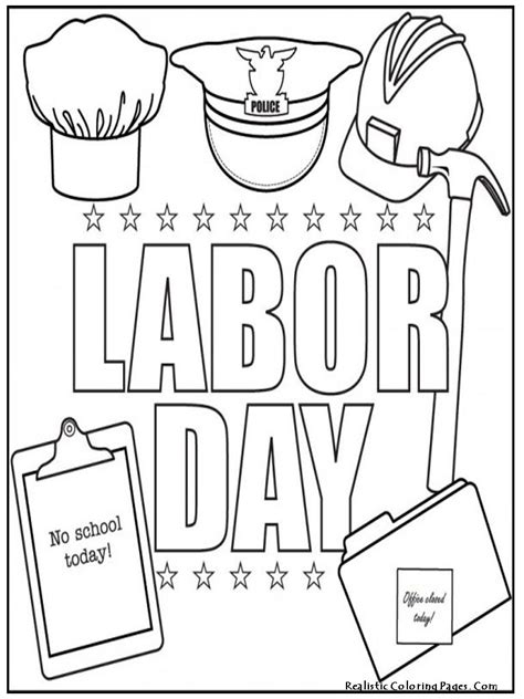 Help preschool and kindergarten students color each leaf the correct color. Labor Day Coloring Pages for Kids - Preschool and ...