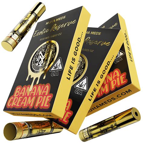 muha meds exotic reserve banana cream pie cartridge 1 000mg weedmaps