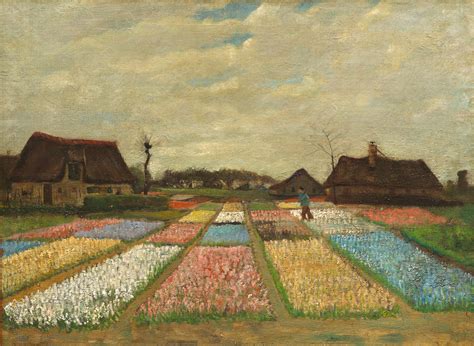 Top Impressionist Paintings Vincent Van Gogh Flower Beds In Holland