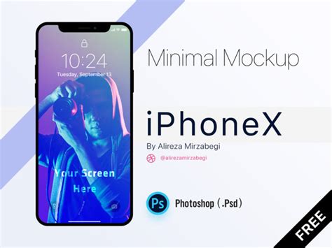 Simple Iphone X Mockup Smashmockup