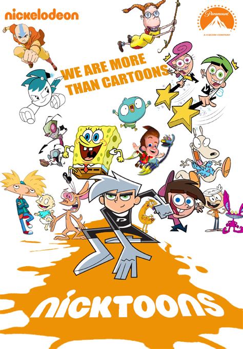 Nicktoons Character Poster