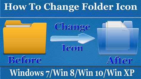 There is a simple option built in that allows you to choose a different icon for any standard folder. How to Change Folder icon in Windows 7/8/10/XP - Customize ...