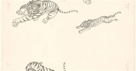 Kim Jung Gi Tiger The Long Tail Illustration Originale R Concept