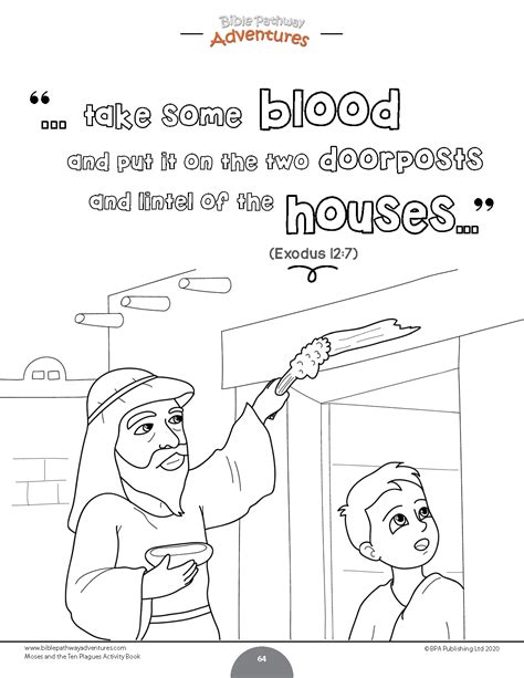 Moses And The Ten Plagues Activity Book Kids Ages 6 12 Bible Pathway