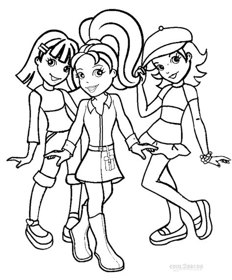 Printable Polly Pocket Coloring Pages For Kids