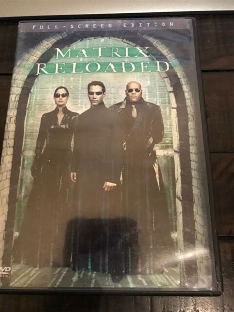 The Matrix Reloaded Dvd 2003 2 Disc Set Full Screen Ebay