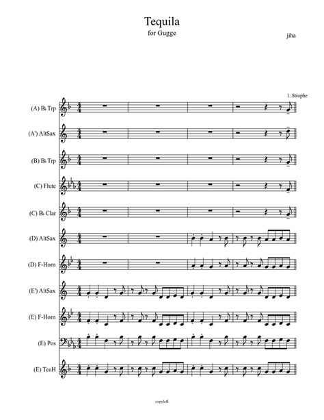 Tequila Sheet Music Download Free In Pdf Or Midi