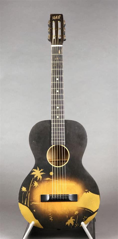 Oscar Schmidt Uac Stella Hawaiian Sunburst Guitars Acoustic