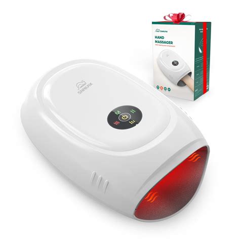 Snailax Wireless Hand Massager Machine Electric Hand Massager With Heating Levels And Compression