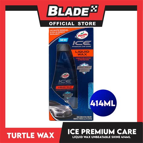 Turtle Wax Ice Premium Car Care Liquid Wax T 468 414ml Bladeph