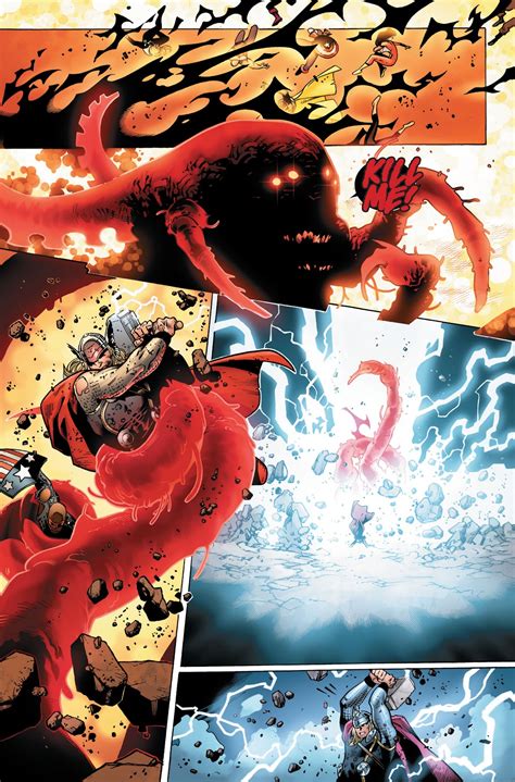 Battles Of The Week Thor Vs Void Sentry Database Comics