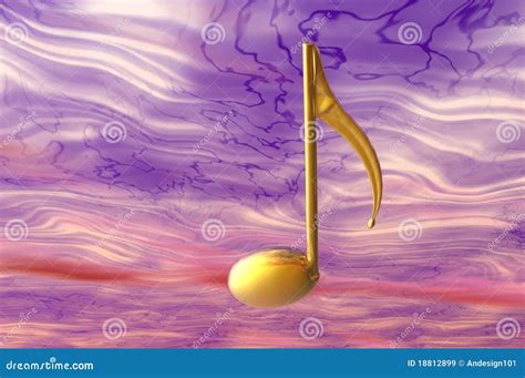 Psychedelic Music Note Royalty Free Stock Images Image 18812899