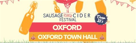 Buy Tickets Sausage And Cider Fest Oxford 2022 Oxford Town Hall