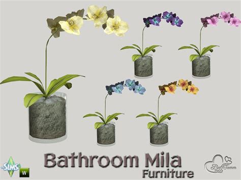 Part Of The Bathroom Mila Found In Tsr Category Sims 4 Plants