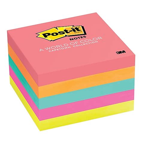 Shop Staples For Post It Notes Cape Town Collection 3 X 3 5 Pads