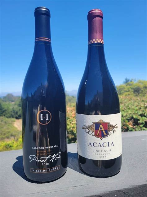 Acacia Pinot Noir Vs Halleck Vineyard Wine Review