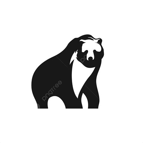 Bear Logo Silhouette Png Transparent Bear Logo Design Icon Vector