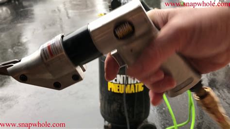 Harbor Freight Pistol Grip Air Metal Shears Review And Use