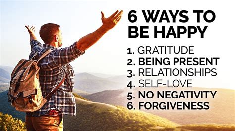 How To Be Happy 6 Ways To Be Happy Every Day Youtube