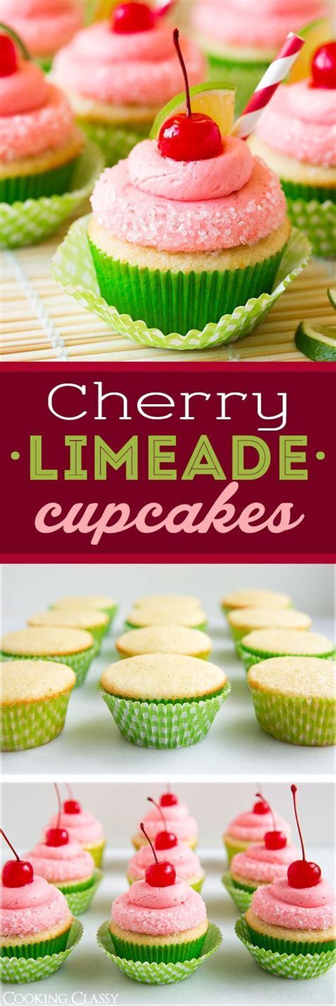 There is nothing better than sitting. Cherry Limeade Cupcakes - PERFECT flavor combo! Absolutely ...