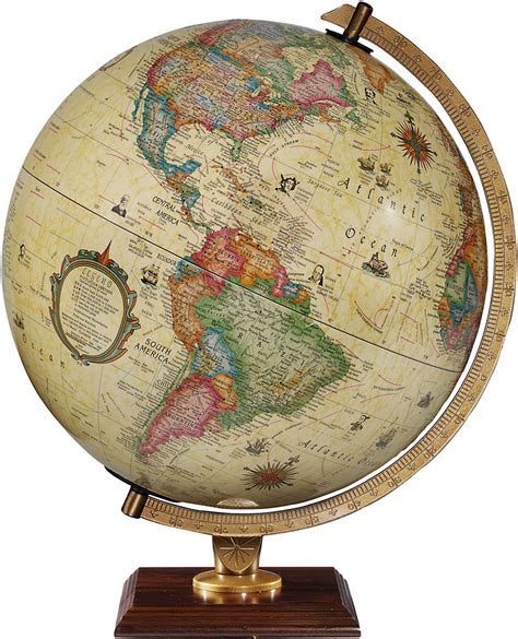 The Allanson 12 Raised Relief Desk Globe From National Geographic