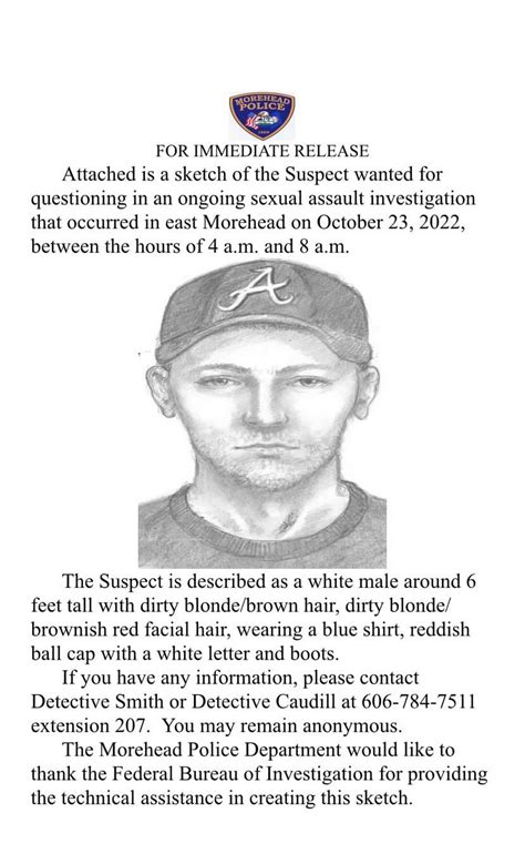 Morehead Police Ask For Help Identifying Man Wanted For Sexual Assault