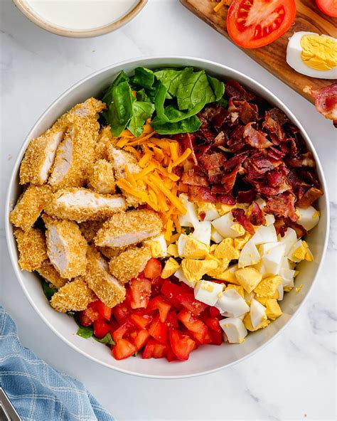 Crispy Chicken Cobb Salad Like Mother Like Daughter