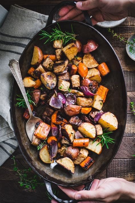 Roasted Root Vegetables With Balsamic The Seasoned Mom
