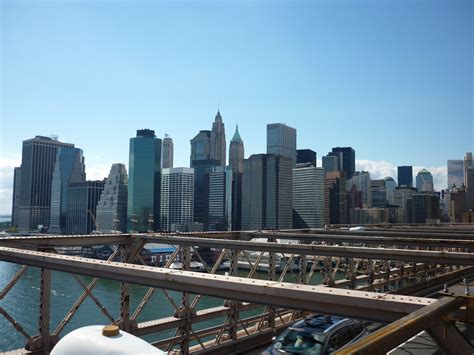 Free Stock Photo 6645 View Of Manhattan From Brooklyn Bridge