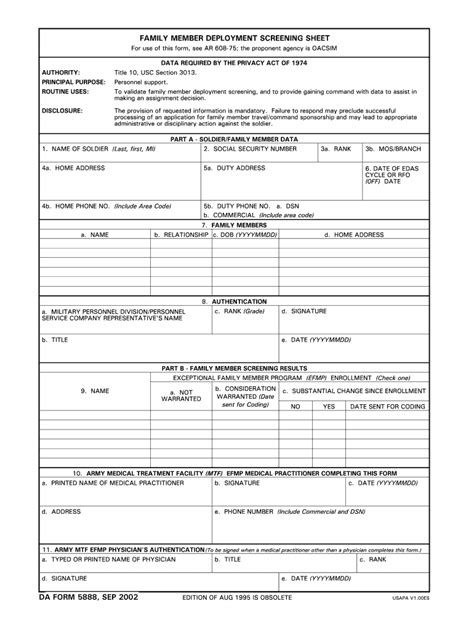 Da Form 5888 Fill Out And Sign Online Dochub