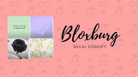 Select from a wide range of models decals meshes plugins or audio that help bring your imagination into reality. Bloxburg Decal ID's - YouTube