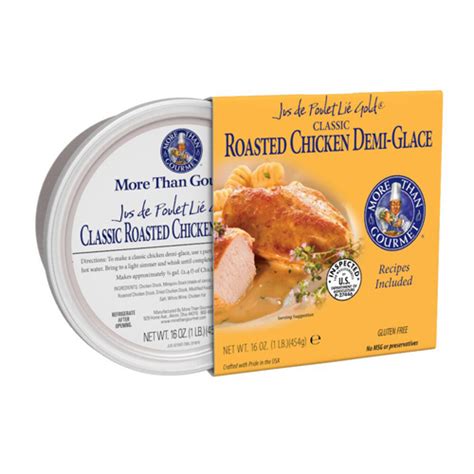 For The Gourmet Jus De Poulet Lie Gold Classic Roasted Chicken Demi
