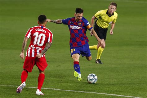 Messi Scores 700th Goal Barcelona Held 2 2 By Atlético Inquirer Sports