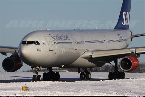 Airbus A340 313 Scandinavian Airlines Sas Aviation Photo 1997840