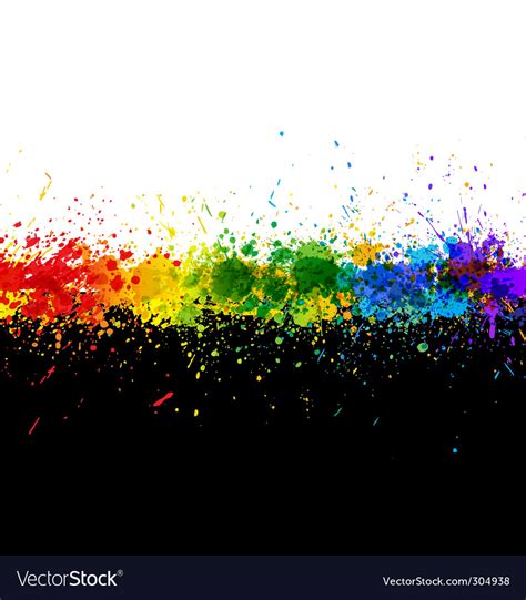 Paint Splashes Royalty Free Vector Image Vectorstock