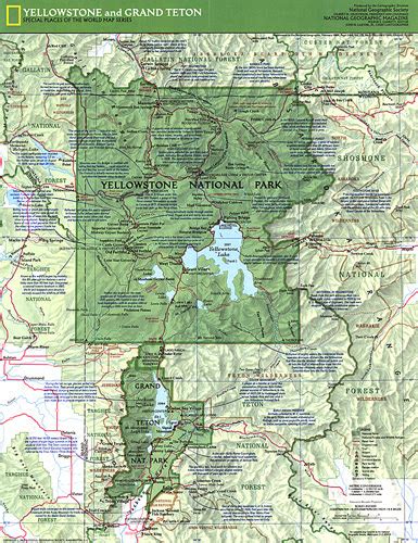 Map Of Yellowstone And Grand Tetons Gadgets 2018