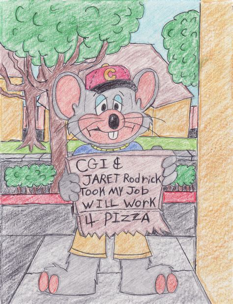 Chuck E Cheese On The Streets Unemployed By Barrytoon On Deviantart