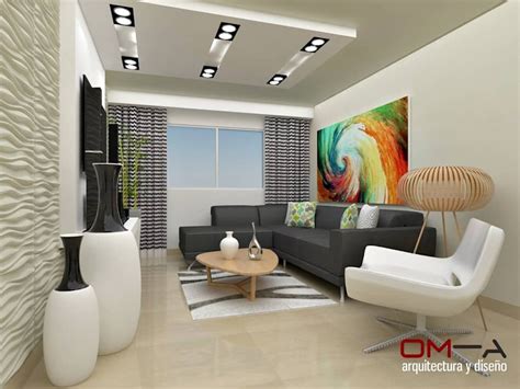 Diseño Interior En Apartamento Espacio Sala Salas Recibidores De