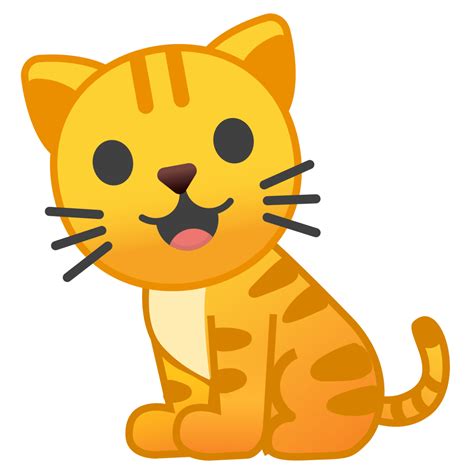 36 Top Photos Cat Giving Emoji Text Orange Ginger Kitten Cat Icon