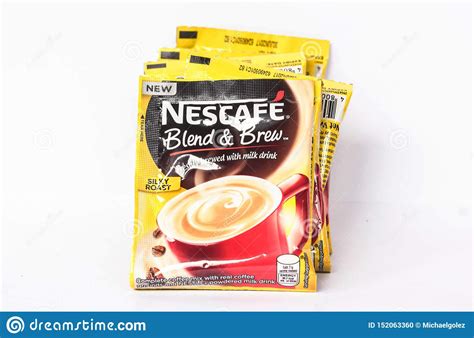 Nescafé blend & brew original for a balanced cup. Nescafe Blend and Brew editorial image. Image of filipino ...
