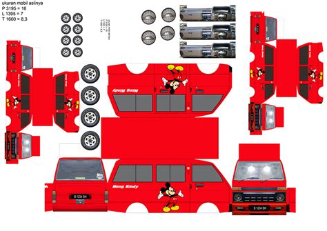 Cara membuat per miniatur truk,miniatur bus,truk oleng dari bahan pvc bekas. Design Papercraft Bus 2017