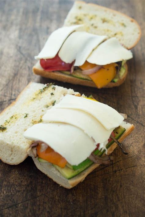Share vegetarian panini sandwiches warm, or at room temperature. Grilled Vegetable Panini (Vegetarian!) - Chef Savvy | Recipe | Recipes, Food, Grilled vegetables