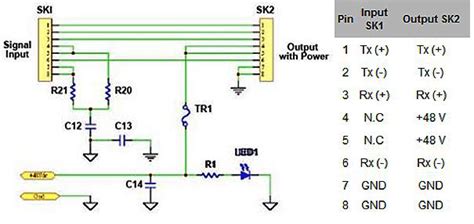 Poe Pinout Diagram Power Over Ethernet For Arduino Freetronics