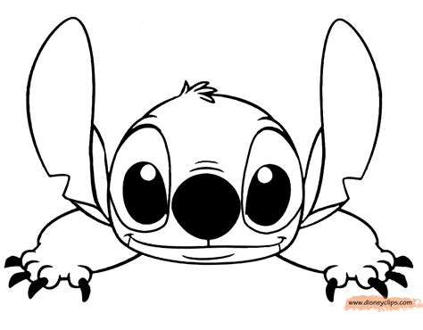 Cute Stitch Coloring Pages Kinosvalka