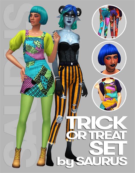 Happy Halloween 2020 Treats🎃 Saurus On Patreon In 2021 Sims 4 Sims