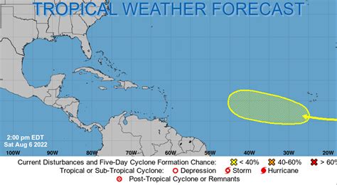 Tropical Wave Coming Off Africa Has A 30 Chance Of Becoming A Tropical