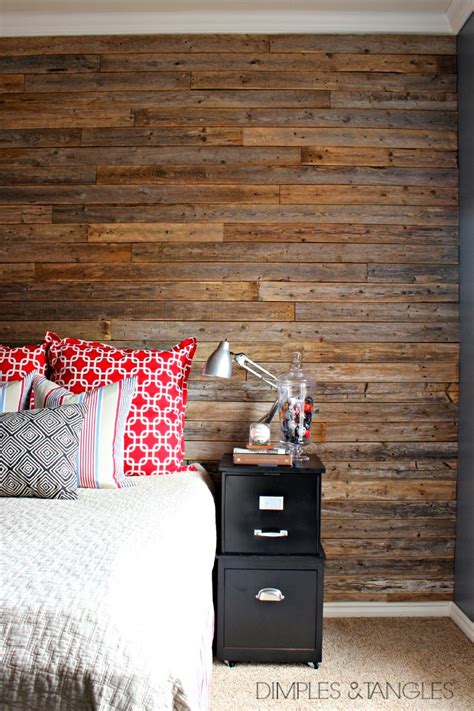 Or, lo, sphenoid is there; DIY WOOD FENCE PLANK WALL {TUTORIAL} - Dimples and Tangles