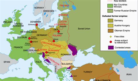 Map Of Europe Before And After World War 1 40 Maps That Explain World